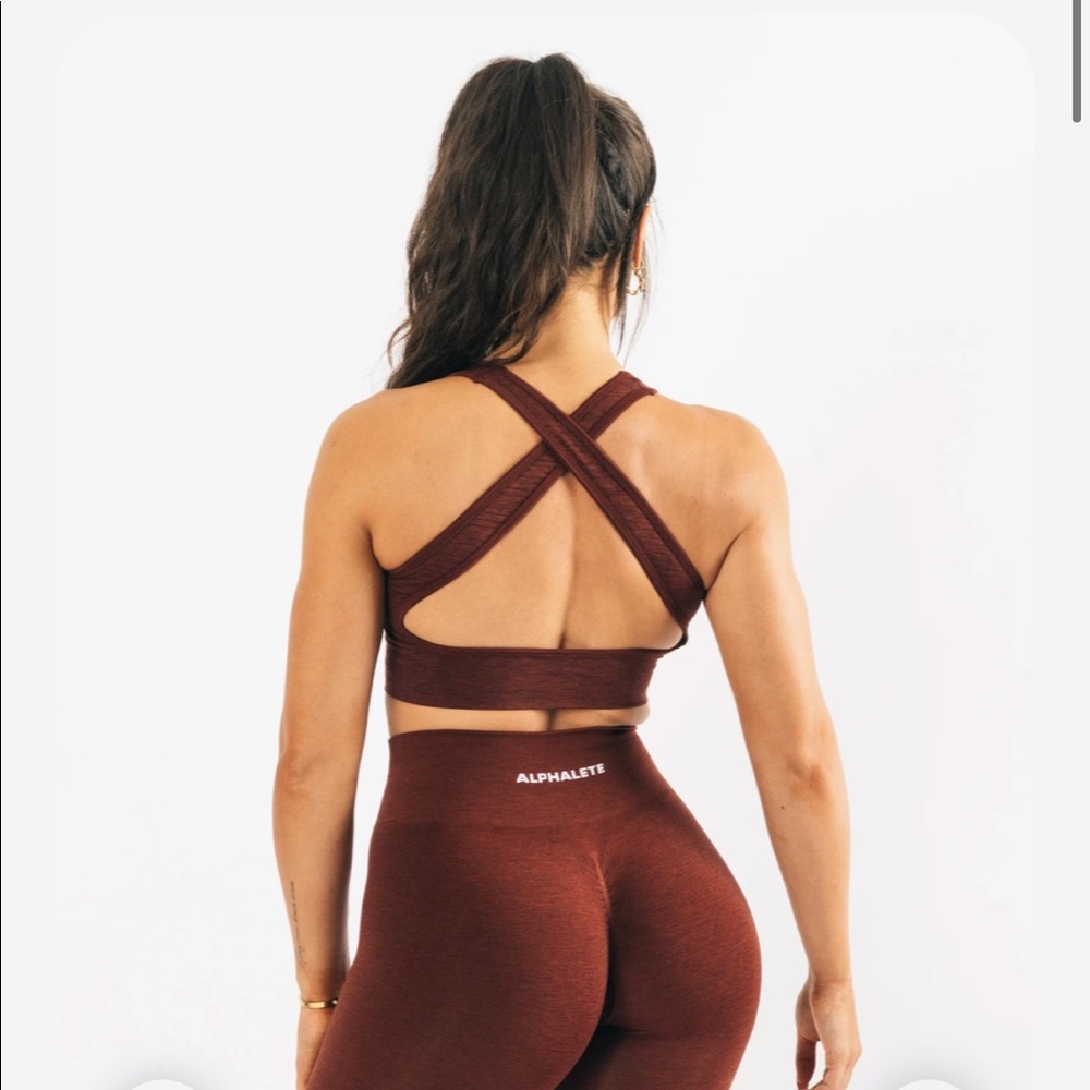 Alphalete Vault Bra- Copper